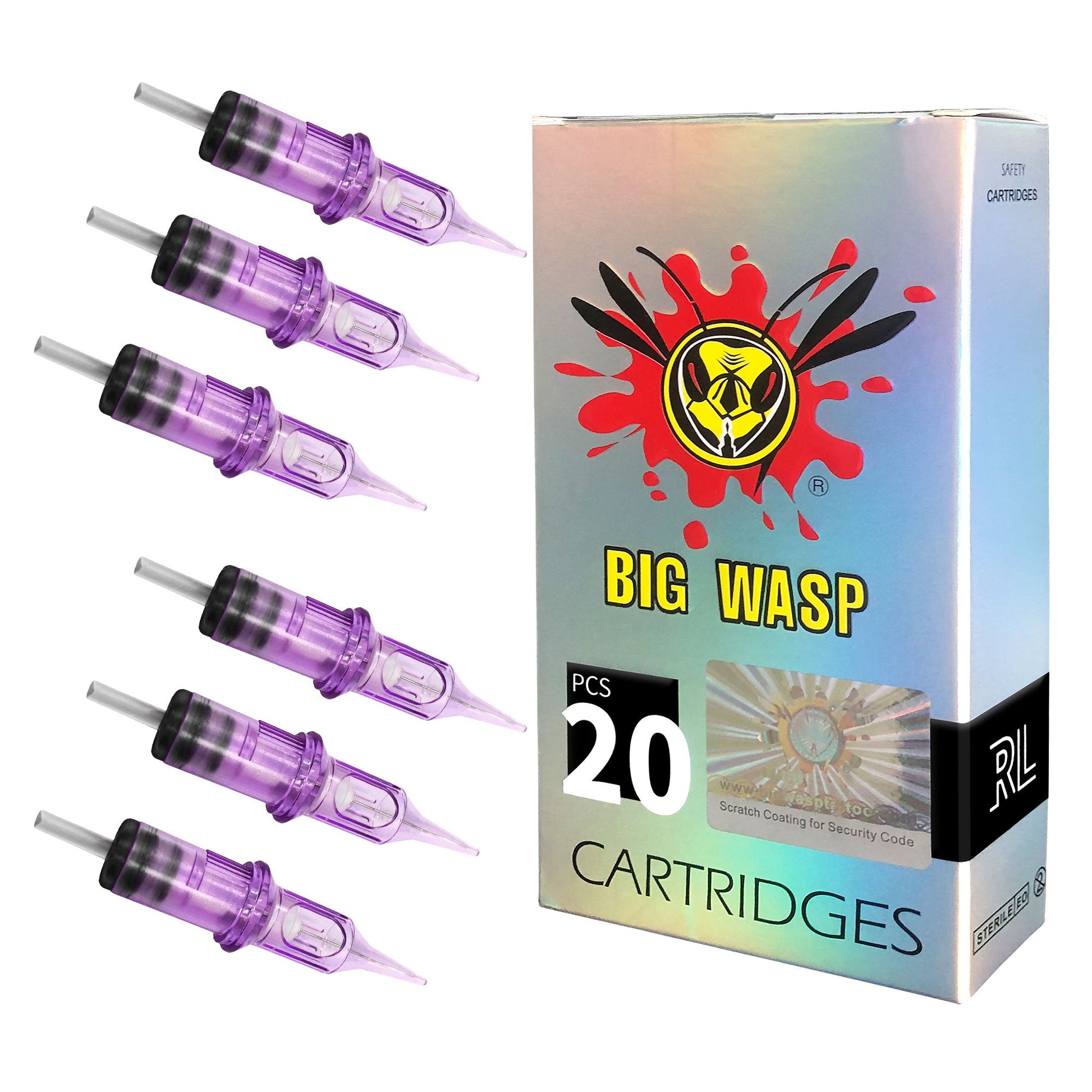 BIGWASP Needle Cartridges Round Liner - BRONC TATTOO SUPPLY
