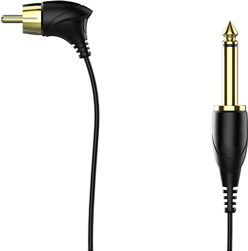 BIGWASP Tattoo RCA Clip Cord new - BRONC TATTOO SUPPLY