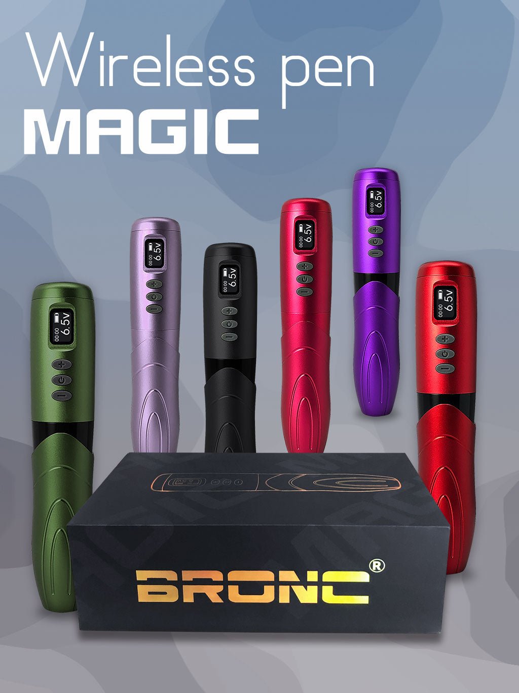 Bronc MAGIC Wireless Pen for Tattoo & PMU - BRONC TATTOO SUPPLY
