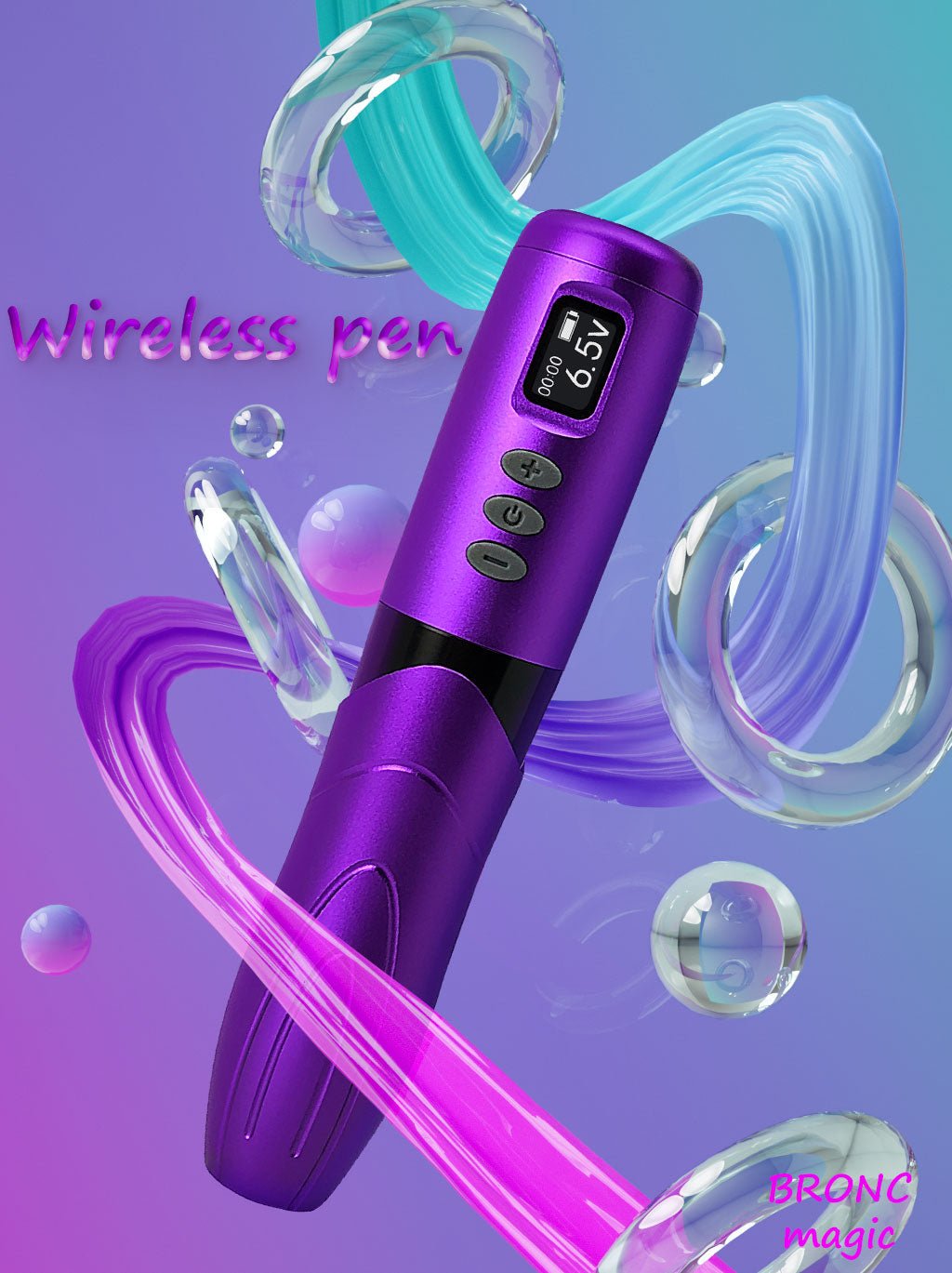 Bronc MAGIC Wireless Pen for Tattoo & PMU - BRONC TATTOO SUPPLY