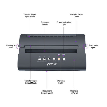 Bronc MT200 Thermal copier machine - BRONC TATTOO SUPPLY