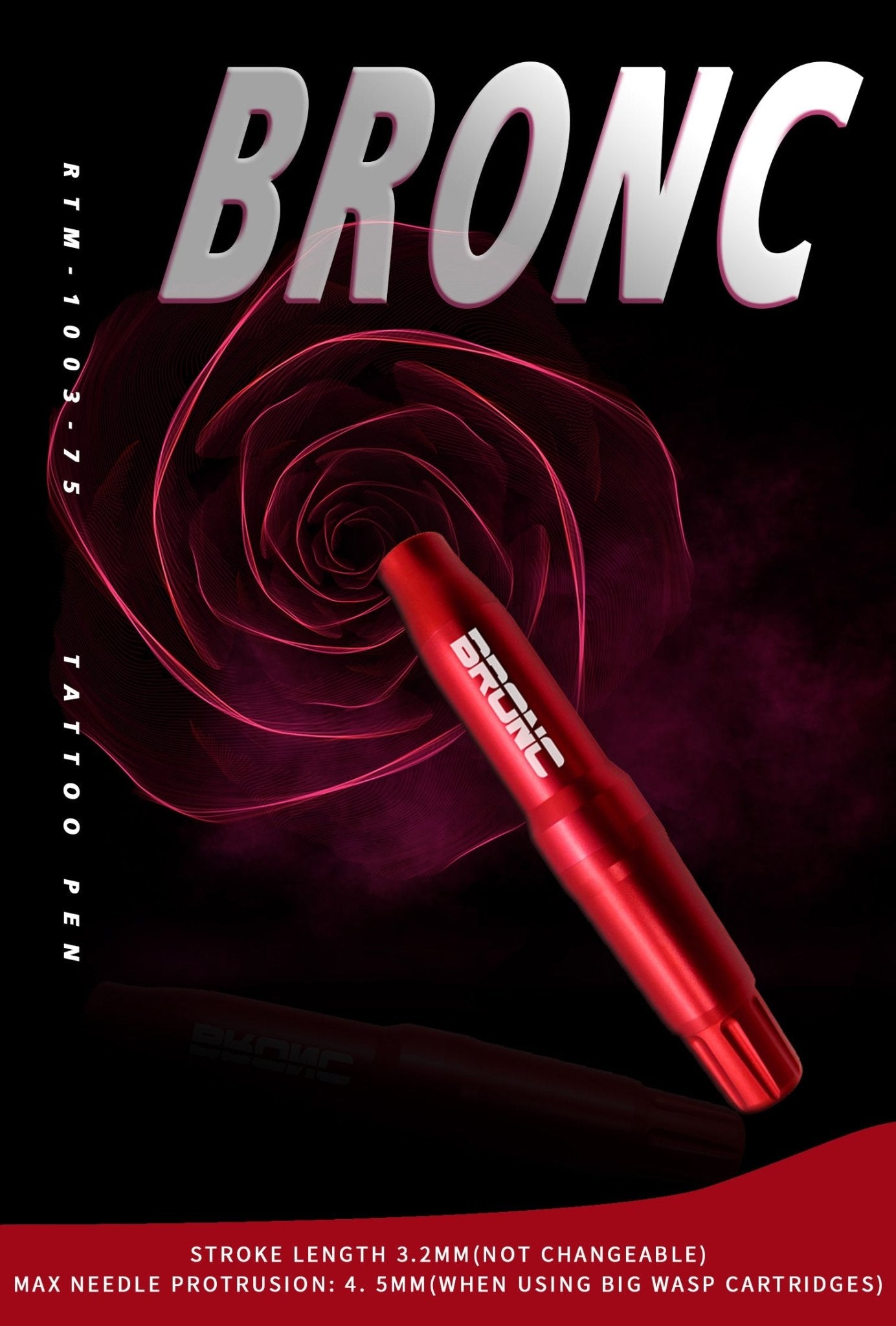 Bronc Rotary Tattoo & PMU Pen V4 - BRONC TATTOO SUPPLY