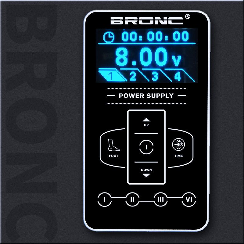 Bronc Tattoo Power Supply 3 Ampere - BRONC TATTOO SUPPLY