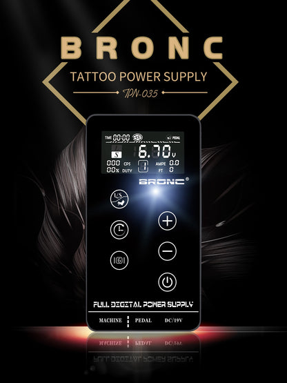 New Bronc Power Supply In 3 Ampere - BRONC TATTOO SUPPLY