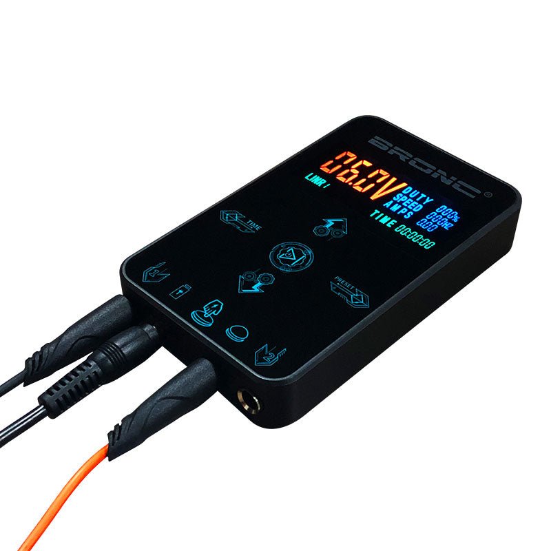 New generation of ultra-luxury touch tattoo power supply - BRONC TATTOO SUPPLY