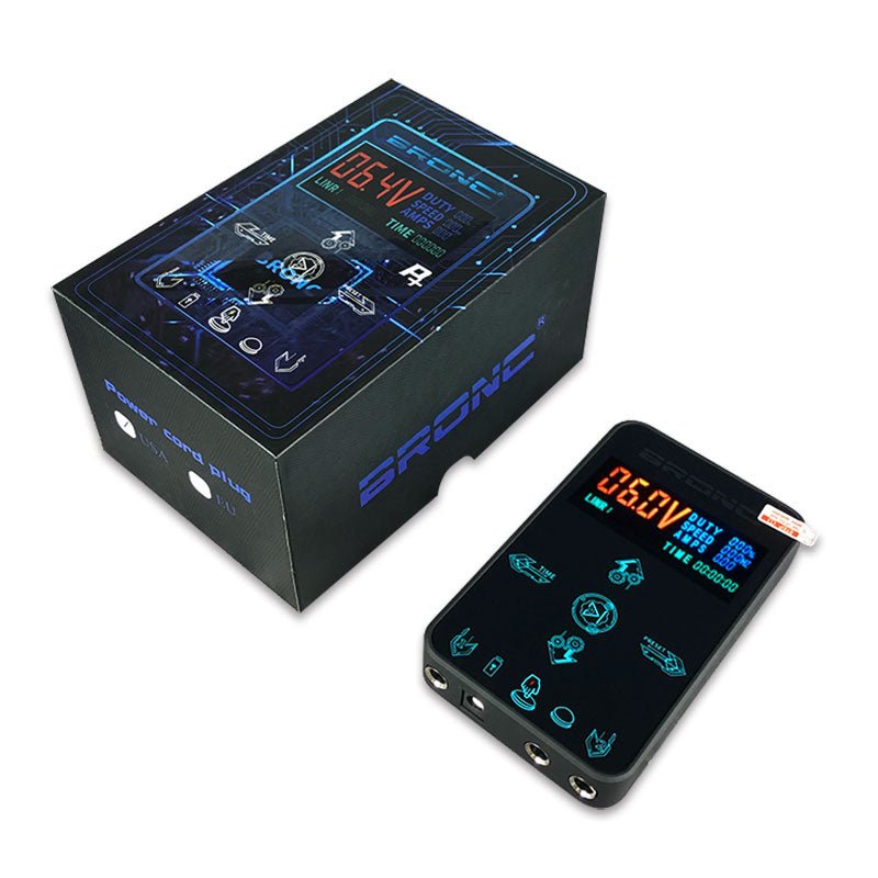 New generation of ultra-luxury touch tattoo power supply - BRONC TATTOO SUPPLY